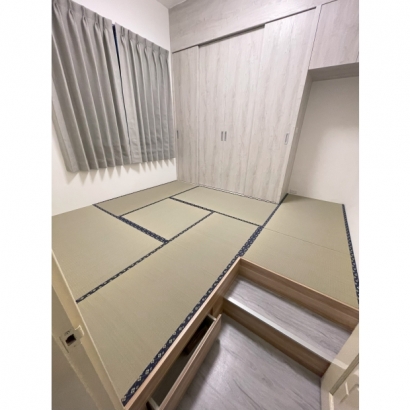 拆除/架高木地板/電動和室桌/壁櫥設計/榻榻米工程